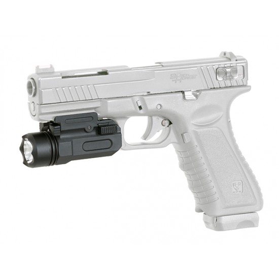 150lm Tactical LED Flashlight - Black [PCS]